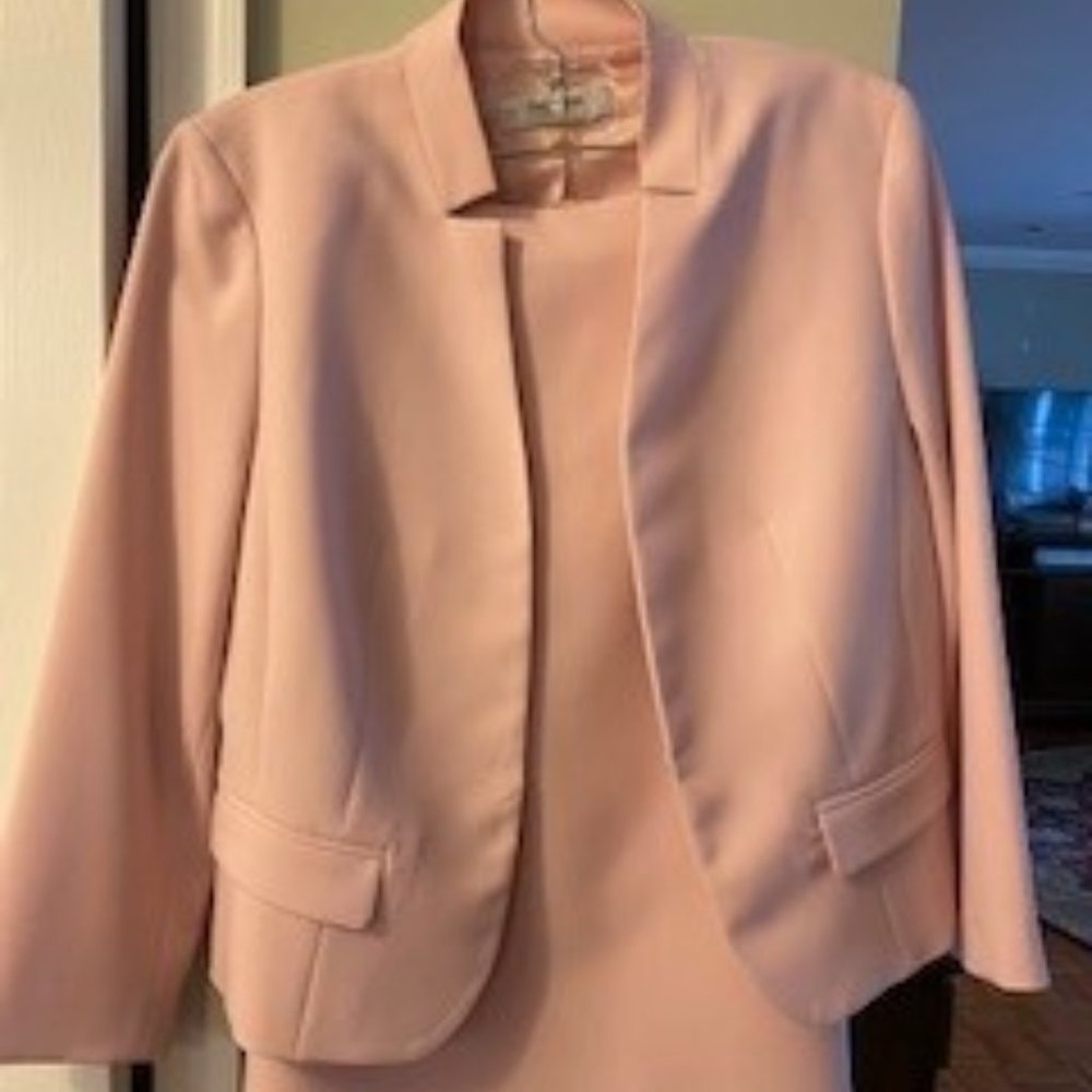 Jones Pink Suit, Pencil Skirt and Jacket, Small